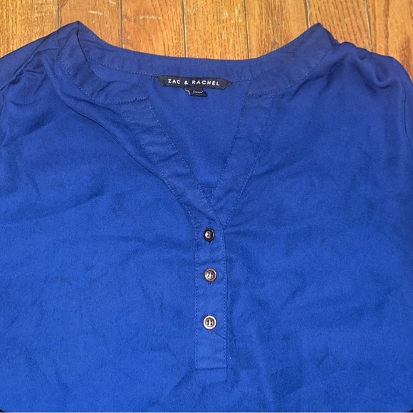 Zac & Rachel navy hi-low tank Size L - Picture 2 of 10